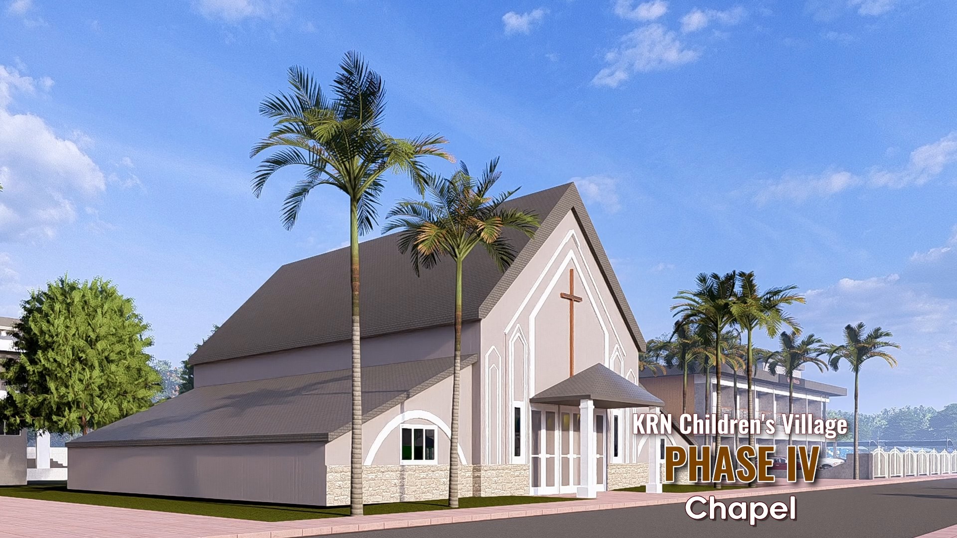 KRN Chapel — KRN Children's Village architectural rendering