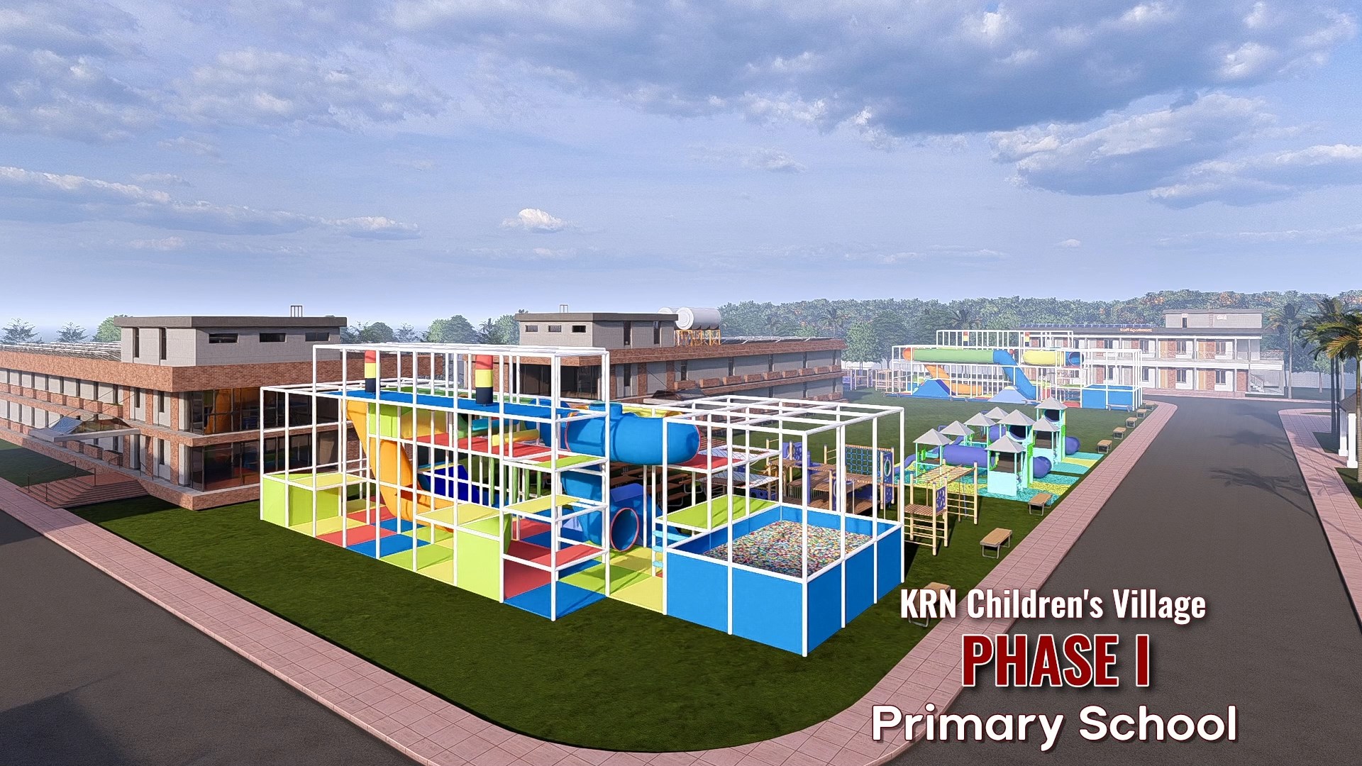 Primary School — KRN Children's Village architectural rendering