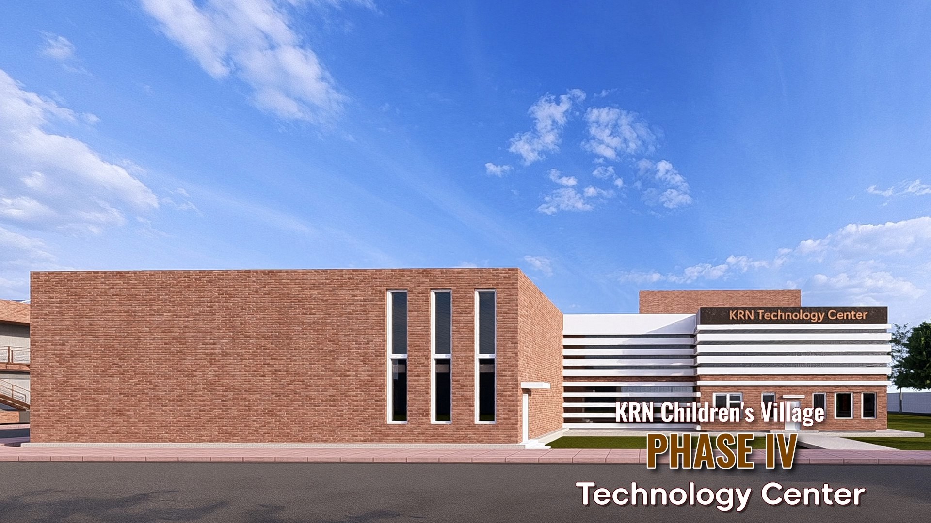KRN Technology Center — KRN Children's Village architectural rendering